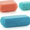 Tupperware Smartclip Set Van 3 (snackdoosjes)