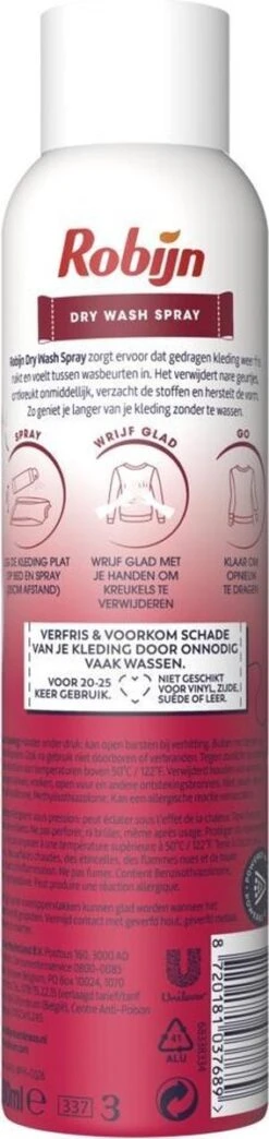 Robijn Pink Sensation Dry Wash Spray 200 Ml -Dagelijkse Benodigdheden Verkoop 284x1200 1