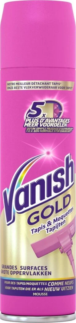 Vanish Gold Mousse Voor Tapijt Vlekkenverwijderaar - 600 Ml 11 Vanish Gold Mousse Voor Tapijt Vlekkenverwijderaar - 600 Ml -Dagelijkse Benodigdheden Verkoop 284x1200 2