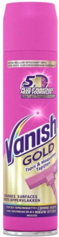 Vanish Gold Mousse Voor Tapijt Vlekkenverwijderaar - 600 Ml 8 Vanish Gold Mousse Voor Tapijt Vlekkenverwijderaar - 600 Ml -Dagelijkse Benodigdheden Verkoop 302x1200