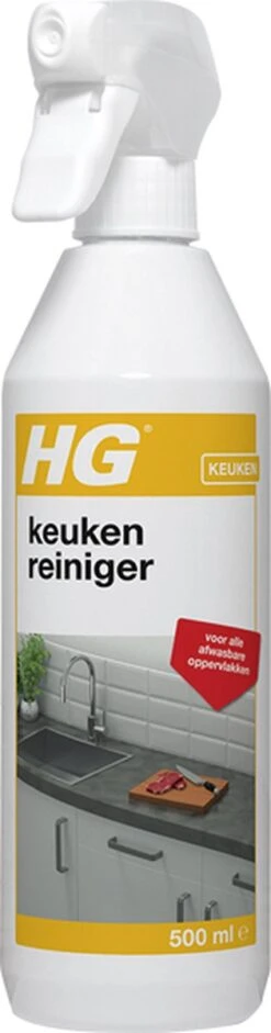 HG Keuken Reiniger - 500ml - Effectief En Hygiënisch - Voor Alle Afwasbare Oppervlakken -Dagelijkse Benodigdheden Verkoop 315x1200 1