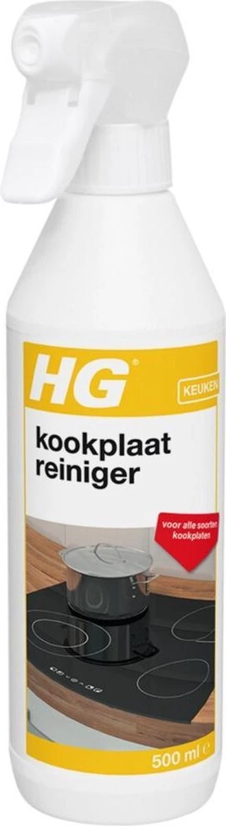 HG Kookplaatreiniger - 500ml - Streeploos Vetvrij - Dagelijks Gebruik - Geschikt Voor Alle Kookplaten 4 HG Kookplaatreiniger - 500ml - Streeploos Vetvrij - Dagelijks Gebruik - Geschikt Voor Alle Kookplaten - Afbeelding 4