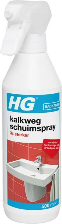 HG Kalkweg Schuimspray 3x Sterker - 500ml - Verwijdert Extreme Kalkresten - 100% Opgelost, 100% Resultaat -Dagelijkse Benodigdheden Verkoop 333x1200 2
