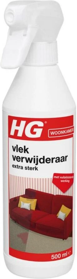 HG Vlekverwijderaar Extra Sterk - 500ml - Veilige Zuurstofformule - Geschikt Voor Alle Soorten Bekleding - Met Vuilafstotende Werking - Biologisch Afbreekbaar