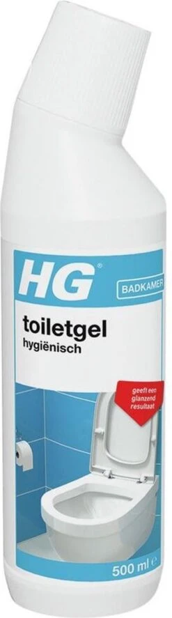HG Toiletgel Hygiënisch - 500 Ml - Glanzend Resultaat - Krachtige Reiniger En Ontkalker -Dagelijkse Benodigdheden Verkoop 334x1200 1