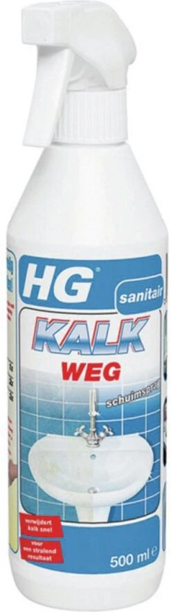 HG Kalkweg Schuimspray - 500ml - 100% Glans - Verwijdert En Voorkomt Kalk - Biologisch Afbreekbaar -Dagelijkse Benodigdheden Verkoop 337x1200 1