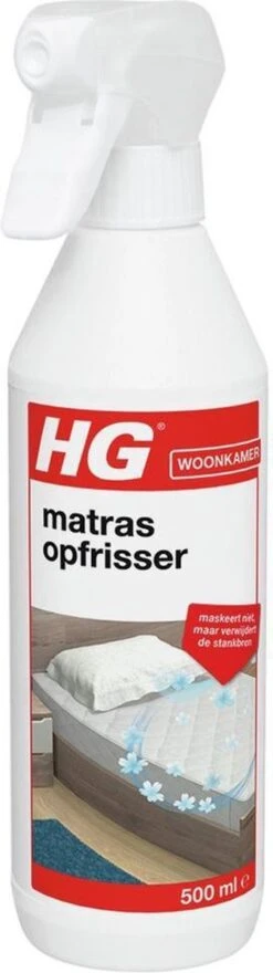 HG Matrasopfrisser - 500ml - Maskeert Niet, Maar Neemt De Bron Weg - Geeft Snel Een Fris Matras -Dagelijkse Benodigdheden Verkoop 337x1200