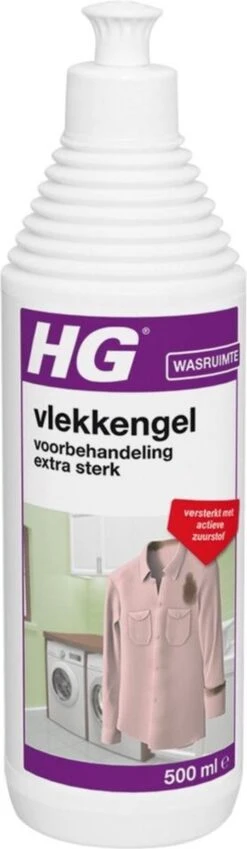 HG Vlekken Voorbehandeling Gel Extra Sterk - 500 Ml - Verwijdert De Allerergste Vlekken = Met Actieve Zuurstof -Dagelijkse Benodigdheden Verkoop 349x1200