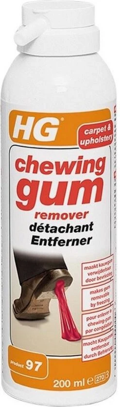 HG Chewing Gum Remover (HG Product 97) - 200ml - Bevriest Kauwgom -Dagelijkse Benodigdheden Verkoop 354x1200