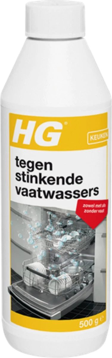 HG Tegen Stinkende Vaatwassers - 500gr - Voor Een Schone En Fris Ruikende Vaatwasser - Voor 12 Behandelingen 1 HG Tegen Stinkende Vaatwassers - 500gr - Voor Een Schone En Fris Ruikende Vaatwasser - Voor 12 Behandelingen