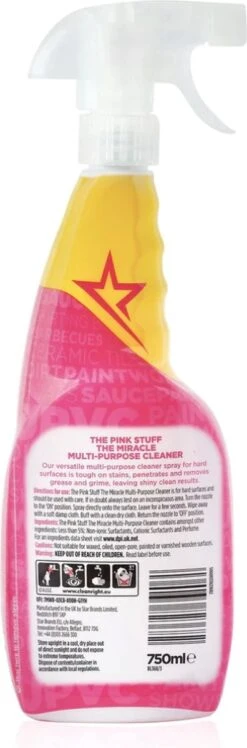 The Pink Stuff The Miracle Allesreiniger 750 Ml -Dagelijkse Benodigdheden Verkoop 396x1200 2