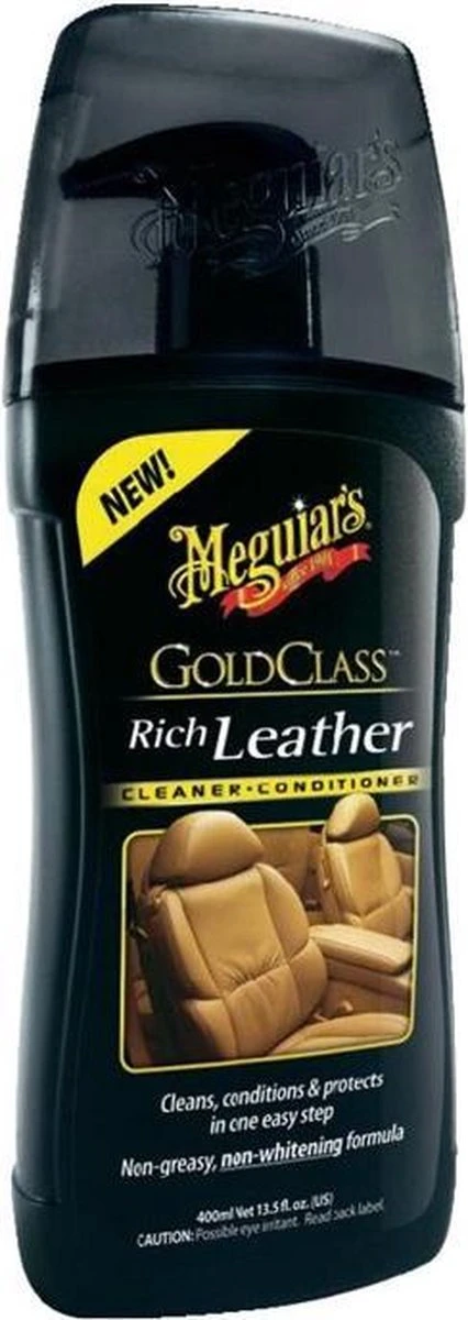 Meguiars G17914 Gold Class Rich Leather Cleaner & Conditioner 400ml 1 Meguiars G17914 Gold Class Rich Leather Cleaner & Conditioner 400ml