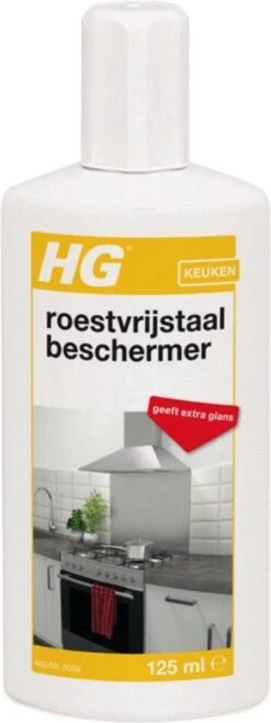 HG Roestvrijstaal Beschermer - 125ml - Snel En Eenvoudig - Laat RVS Weer Glanzen -Dagelijkse Benodigdheden Verkoop 450x1200 3