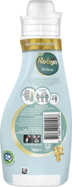 Robijn Collections Kokos Wasverzachter - 4 X 30 Wasbeurten - Voordeelverpakking -Dagelijkse Benodigdheden Verkoop 464x1200 2