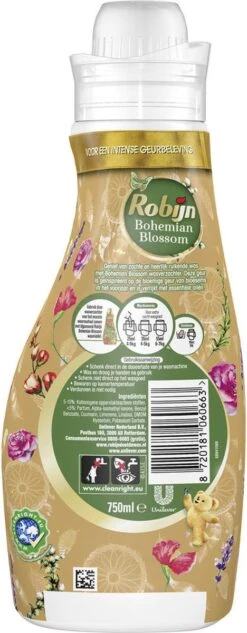 Robijn Collections Bohemian Blossom Wasverzachter - 8 X 30 Wasbeurten - Voordeelverpakking -Dagelijkse Benodigdheden Verkoop 468x1200