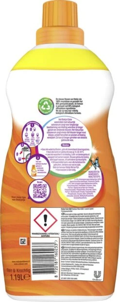 Robijn Klein & Krachtig Classics Color Vloeibaar Wasmiddel - 2 X 34 Wasbeurten - Voordeelverpakking -Dagelijkse Benodigdheden Verkoop 480x1200