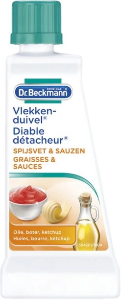 Dr. Beckmann Vlekkenduivel Spijsvet & Sauzen 50 Ml -Dagelijkse Benodigdheden Verkoop 484x1200