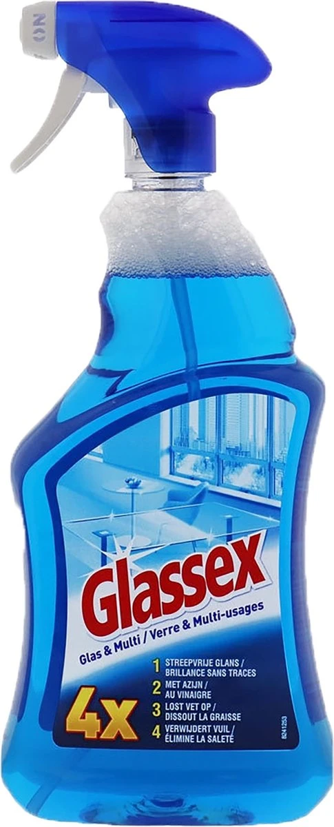 3 X Glassex Spray - Glas & Oppervlaktespray - Oppervlakte Spray - 3 X 750ml 2 3 X Glassex Spray - Glas & Oppervlaktespray - Oppervlakte Spray - 3 X 750ml - Afbeelding 2
