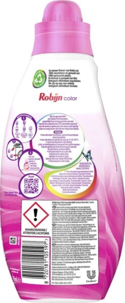 Robijn Klein & Krachtig Classics Color Pink Sensation Vloeibaar Wasmiddel - 8 X 19 Wasbeurten - Voordeelverpakking -Dagelijkse Benodigdheden Verkoop 494x1200