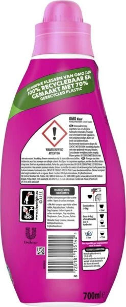 Omo Klein & Krachtig Kleur Vloeibaar Wasmiddel - 8 X 20 Wasbeurten - Voordeelverpakking -Dagelijkse Benodigdheden Verkoop 495x1200 9