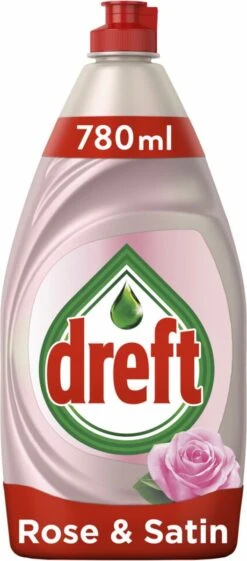 Dreft Clean & Care Rose & Satin Afwasmiddel - 8x780ml - Voordeelverpakking 15 Dreft Clean & Care Rose & Satin Afwasmiddel - 8x780ml - Voordeelverpakking -Dagelijkse Benodigdheden Verkoop 528x1200