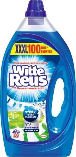 Witte Reus Gel Wasmiddel- Kwartaalverpakking - 100 Wasbeurten -Dagelijkse Benodigdheden Verkoop 581x1200