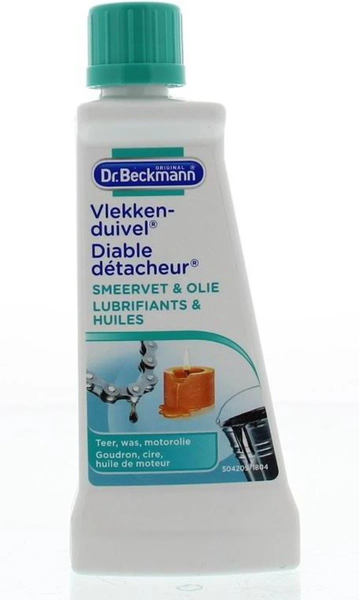 Dr. Beckmann Vlekkenduivel Smeervet & Olie 50 Ml 4 Dr. Beckmann Vlekkenduivel Smeervet & Olie 50 Ml - Afbeelding 4