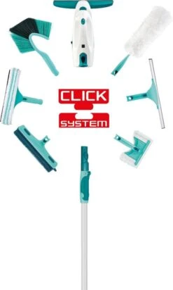 Leifheit Telescoopsteel Aluminium 145-400 Cm Click System -Dagelijkse Benodigdheden Verkoop 720x1200