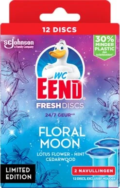 WC-Eend Fresh Discs Floral Moon + Navulling 12 Discs 5 WC-Eend Fresh Discs Floral Moon + Navulling 12 Discs -Dagelijkse Benodigdheden Verkoop 767x1200