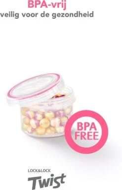 Lock&Lock Voorraadbussen - Vershoudbakjes - Bewaardozen Voedsel - Sausbakjes Met Deksel - Dressing Bakje - Kruidenpotjes - Babyvoeding Bewaarbakjes - 150 Ml - Rond - Luchtdicht - BPA Vrij - Set Van 6 Stuks -Dagelijkse Benodigdheden Verkoop 772x1200