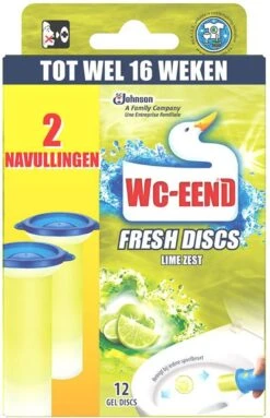 WC Eend Fresh Discs Navul Duo Lime 72 Ml -Dagelijkse Benodigdheden Verkoop 773x1200 3