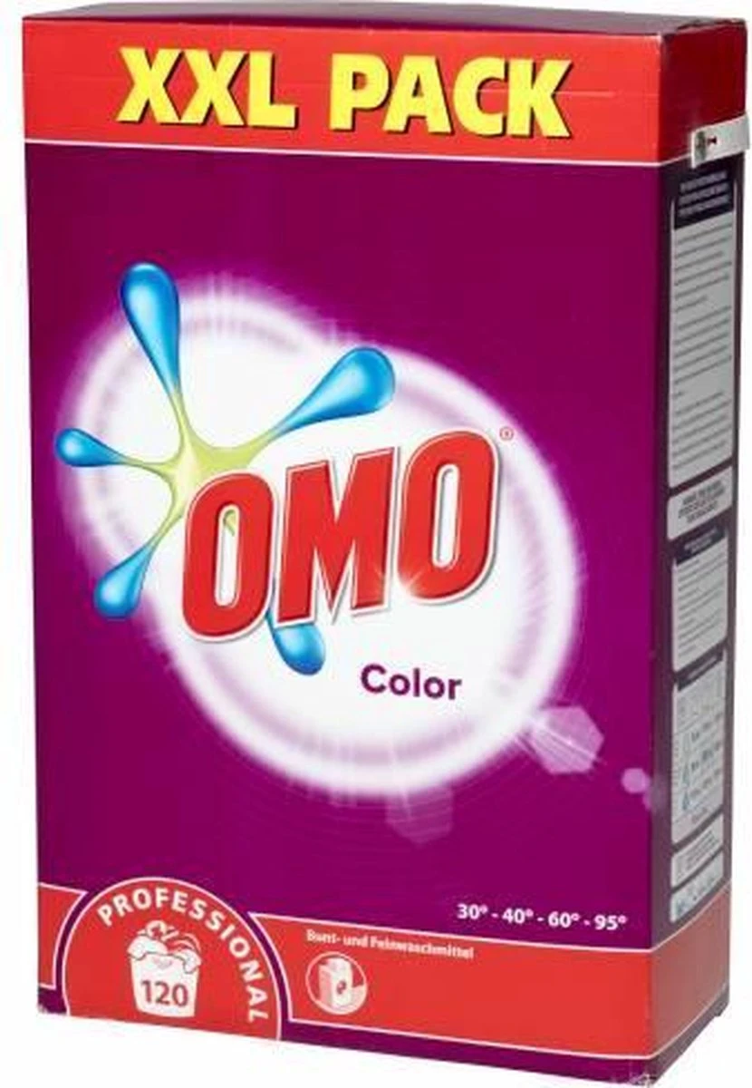 Omo Professional Color 120 Wasbeurten 8,4kg 2 Omo Professional Color 120 Wasbeurten 8,4kg - Afbeelding 2