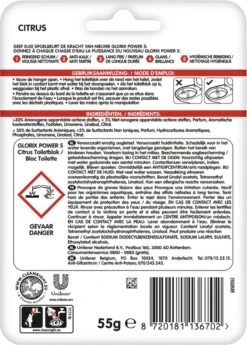 Glorix Power 5 Toiletblokken - Citroen - 7 X 2 Stuks - Voordeelverpakking -Dagelijkse Benodigdheden Verkoop 860x1200 3