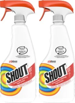 Mr Muscle Shout Vlekkenoplosser Triple Action - Spray - 2 X 500 Ml -Dagelijkse Benodigdheden Verkoop 874x1200