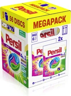 Persil® Persil 4in1 Discs Color Wascapsules - Wasmiddel Capsules - Voordeelverpakking - 2x28 Wasbeurten -Dagelijkse Benodigdheden Verkoop 894x1200