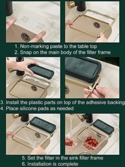 Merkloos Gootsteen Organizer - Gootsteen Afval Netje - Gootsteenontstopper -Gootsteen Zeef Netto- Sink Filter Rack Anti-Blokkeren Wegwerp-Fijne Mesh Filter Aanrecht Zeef Mesh Tas Voor Keuken- Spoelbak - Incl. 50 Netjes -Dagelijkse Benodigdheden Verkoop 900x1200 1