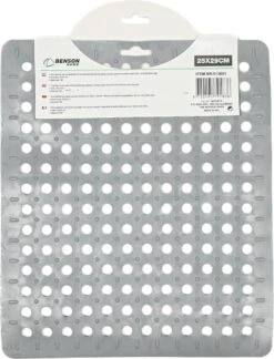 Merkloos Gootsteenmat PVC Vierkant Grijs 28 Cm -Dagelijkse Benodigdheden Verkoop 916x1200 1