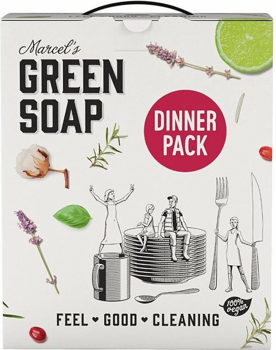 Marcel's Green Soap Dinner Pack - 1 X 1 Box 4 Marcel's Green Soap Dinner Pack - 1 X 1 Box - Afbeelding 4