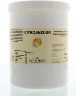 Jacob Hooy Citroenzuur Meelkristal 1 Kg -Dagelijkse Benodigdheden Verkoop 949x1200 1