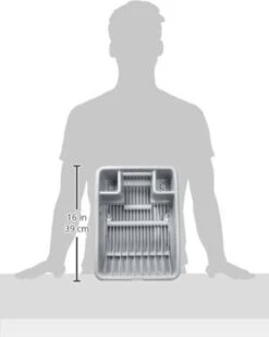 Curver Afdruiprek Met Met Lekbak Plateau - Kliksysteem - Afdruiprek Voor Afwas - Vaatwas Rek - Afdruiprek - 38x29x8,5 Cm - 2 Stuks -Dagelijkse Benodigdheden Verkoop 958x1200 2