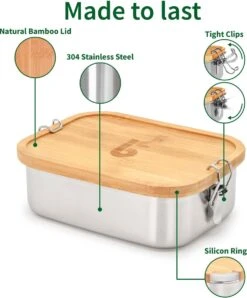 Bamboe Lunch Box 1400 Ml | Broodbox | Ecologisch | Roestvrijstalen Lunchbox | Bentobox No Leak | Smaakloos | Bamboe Grote Broodtrommel | Lunchbox Volwassenen | Lunchbox RVS Bamboe | Bambaw 16 Bamboe Lunch Box 1400 Ml | Broodbox | Ecologisch | Roestvrijstalen Lunchbox | Bentobox No Leak | Smaakloos | Bamboe Grote Broodtrommel | Lunchbox Volwassenen | Lunchbox RVS Bamboe | Bambaw -Dagelijkse Benodigdheden Verkoop 996x1200 2